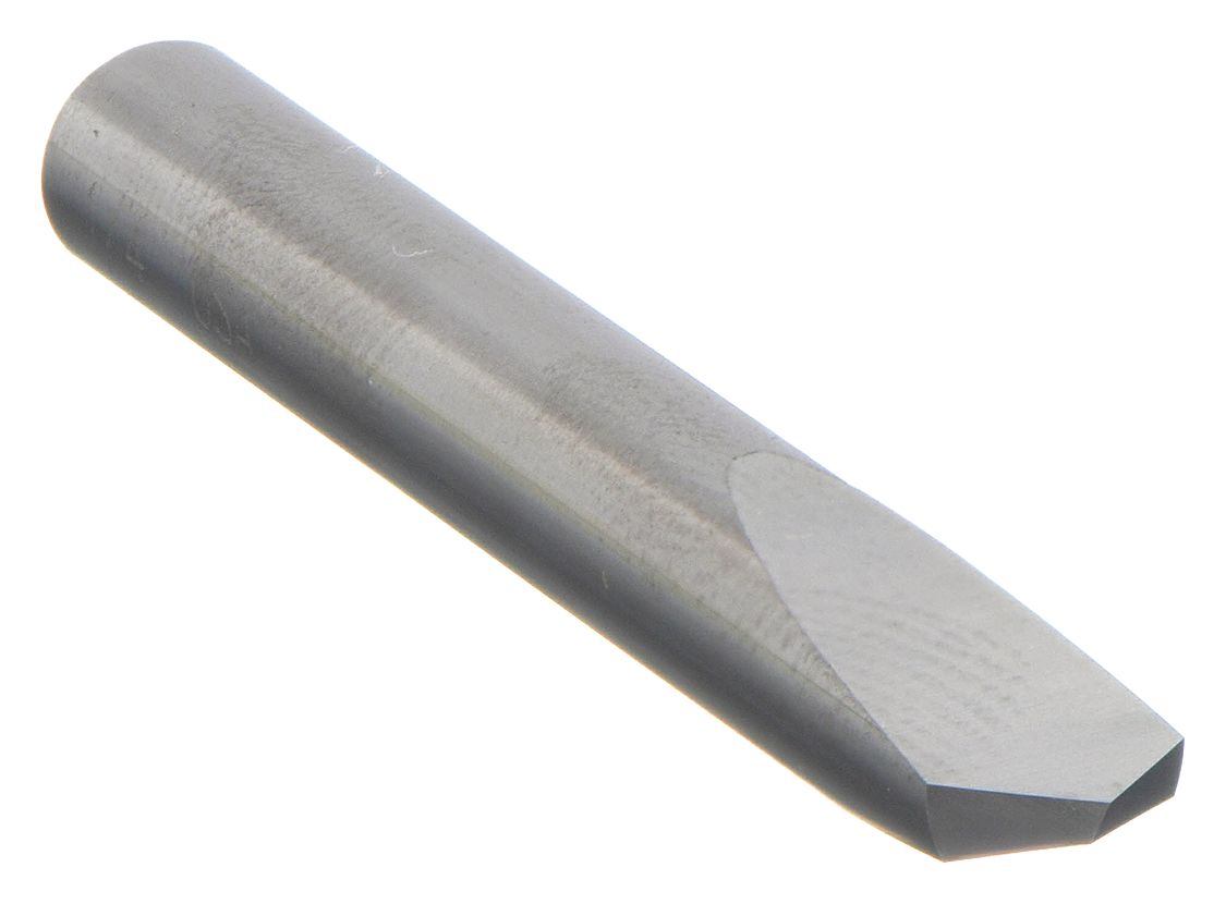 Chicagolatrobe Solid Carbide Solid Spade Drill Bit, 1/4", Bright