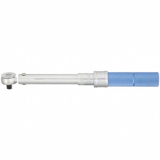 WESTWARD Micrometer Torque Wrench: Foot-Pound/Newton-Meter, 3/8 in Drive  Size, 15 ft-lb to 80 ft-lb