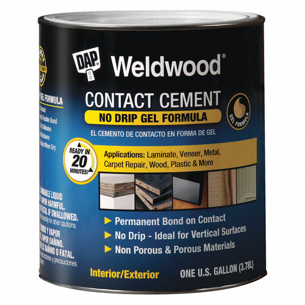 WELDWOOD 1 gal. Contact Cement, Tan - 10L521|25316 - Grainger