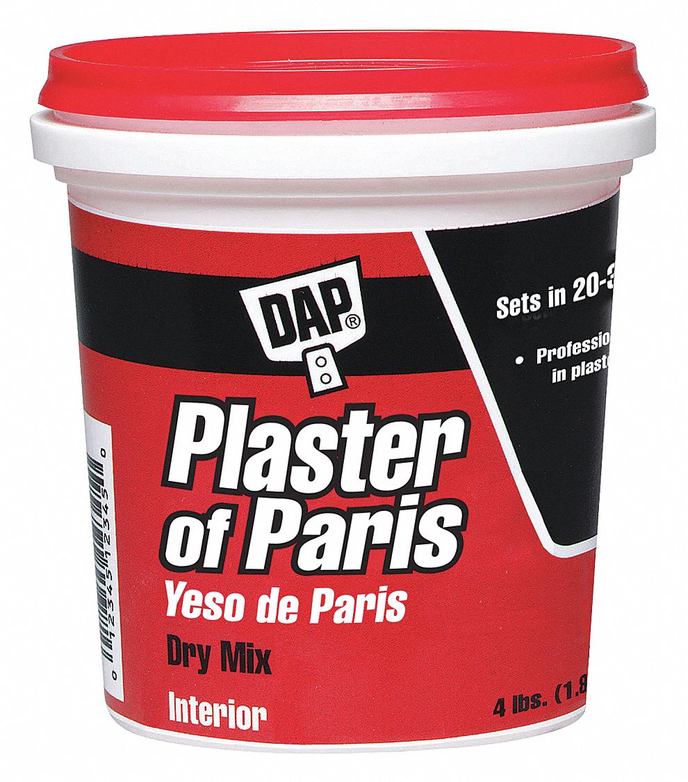 PATCHING COMPOUND, PLASTER OF PARIS, 64 OZ, BAG, WHITE, DRY MIX