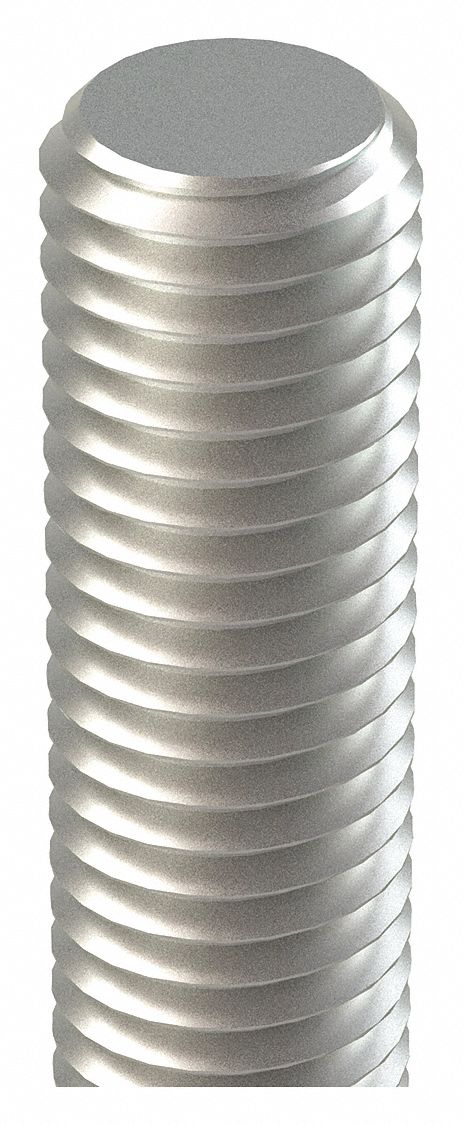 FULLY THREADED ROD, 5/16"-24 THREAD SIZE, 18-8 STAINLESS STEEL, PLAIN FINISH, 3 FT OVERALL L