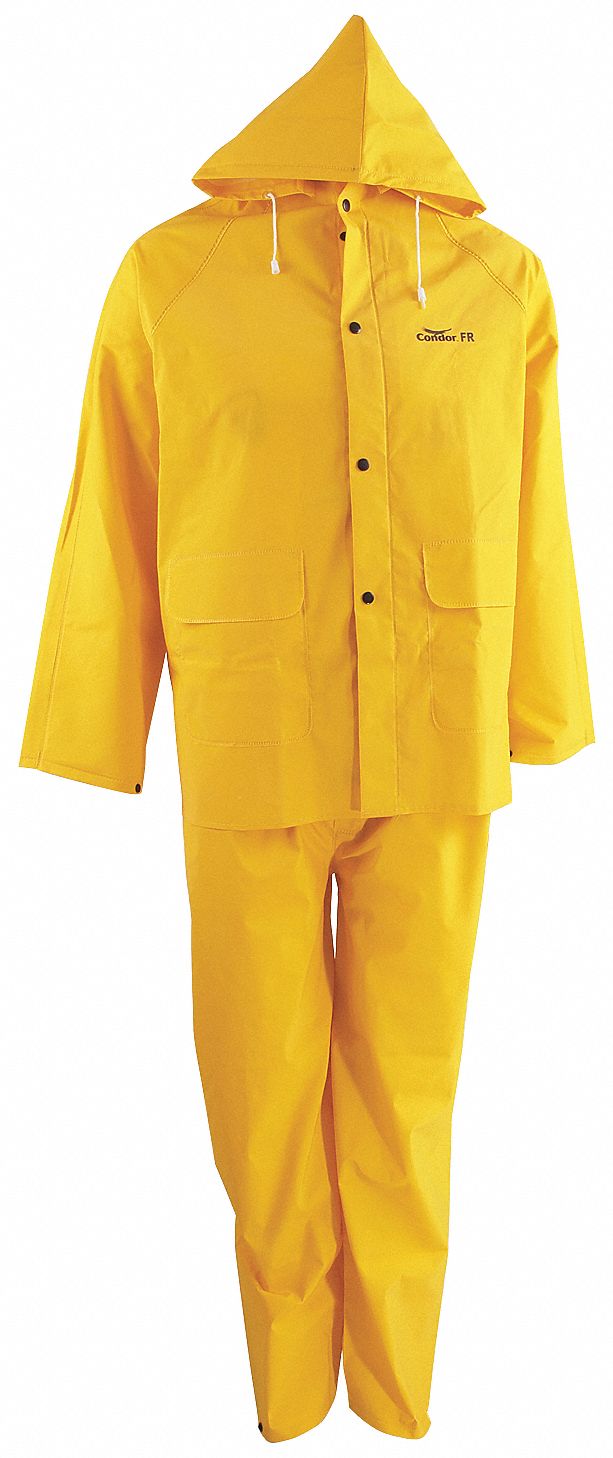 RAINSUIT FLAME RESIST PVC/POLY 3PC