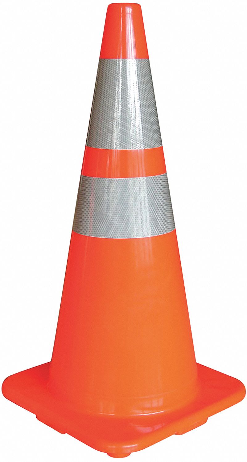 CONDOR CONE TRAFFIC PVC W/REFLECT 28 IN Traffic Cones & Accessories