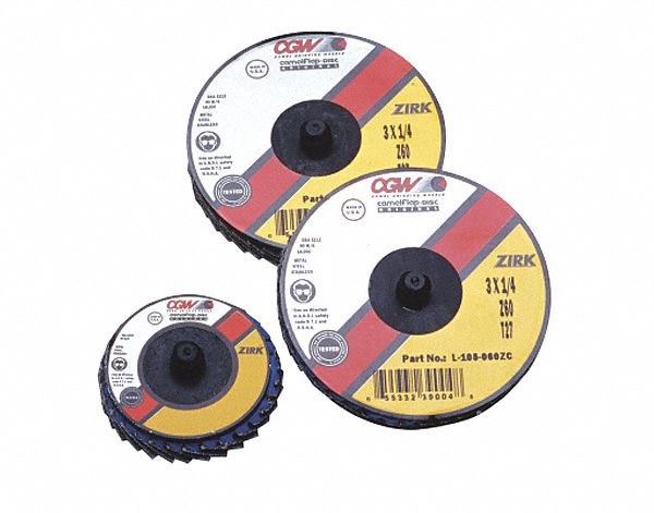 DISC FLAP ROLOC-TYPE T27 2IN 120 GR