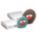 BENCH/PEDESTAL WHEEL, 80 GRIT, TYPE 1, 4,456 RPM, GRADE M/MEDIUM, BROWN, 6 X 3/4 X 1 IN, AL OXIDE