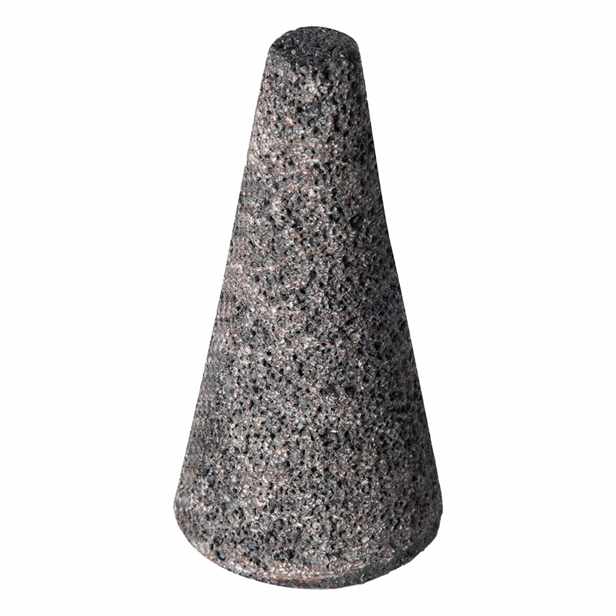 CÔNE ABRASIF EN RÉSINE, TYPE 17, 24 100 TR/MIN, 3X1 1/2PO, ARBRE 5/8PO, OXYDE D'ALUMINIUM