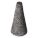 CÔNE ABRASIF EN RÉSINE, TYPE 17, 24 100 TR/MIN, 3X1 1/2PO, ARBRE 5/8PO, OXYDE D'ALUMINIUM