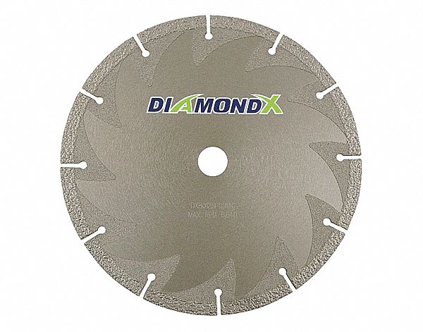 NOTCHING/GRINDING WHEEL, FOR RIGHT ANGLE GRINDER, 36 GRIT, TYPE 1, 6,650 RPM, 9 X 0.140 X 7/8 IN