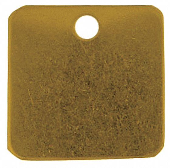 TAG SQUARE BRASS 2 INCH