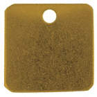 TAG SQUARE BRASS 2 INCH