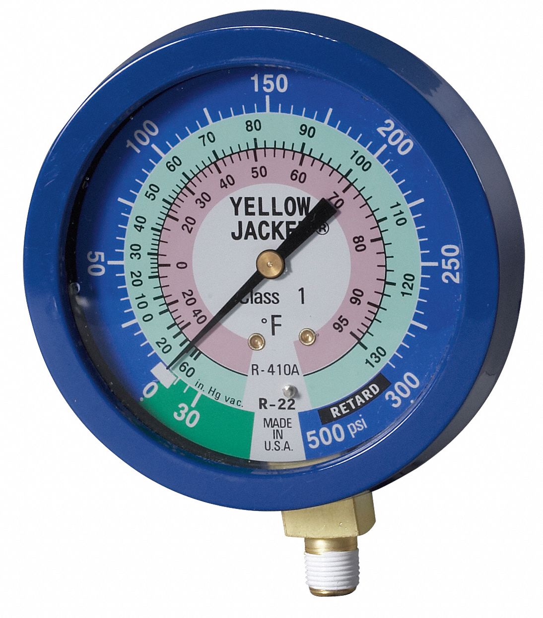 YELLOW JACKET R R A In Dia Replacement Low Side Pressure Gauge M