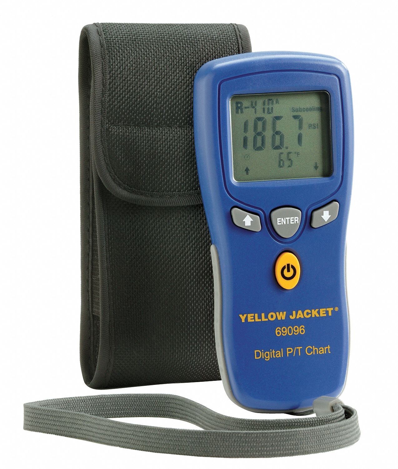 YELLOW JACKET Digital Pressure And Temperature Chart 10M81869096