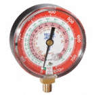 REPLACEMENT HIGH-SIDE PRESSURE GA, 3⅛ IN, 0 TO 800 PSI, ⅛ IN MNPT, NON-LIQUID FILLED