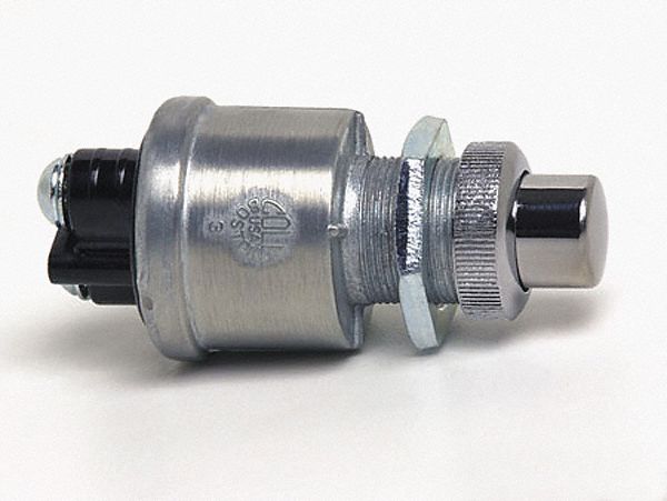 COMMUTATEUR BOUTON-POUSS MOMENTANE