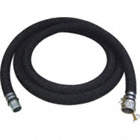 SUCTION/DISCHARGE WATER HOSE W C/KC, REINFORCED, 29 IN HG, 4 IN X 20 FT, 14 IN BEND, RUBBER