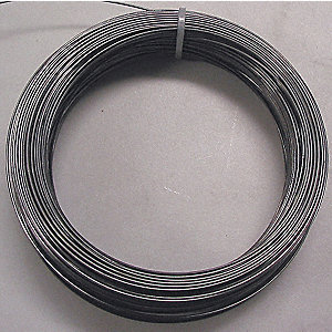 MUSIC WIRE, 11 GA, 337 TO 373 PSI, 0.026 IN THICK, HIGH CARBON STEEL, 1 LB