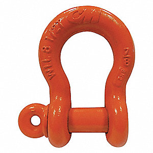 SHACKLE 1/4IN ANCHOR SCREW PIN PNTD
