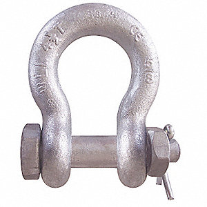 SUP STRONG ANCH SHACKLE (B+N) 2TON