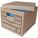 BANKERS BOX W/LID, KRAFT/BROWN, 12X10X15 1/4 IN, 350LB CAP, CORRUGATE, CA 20