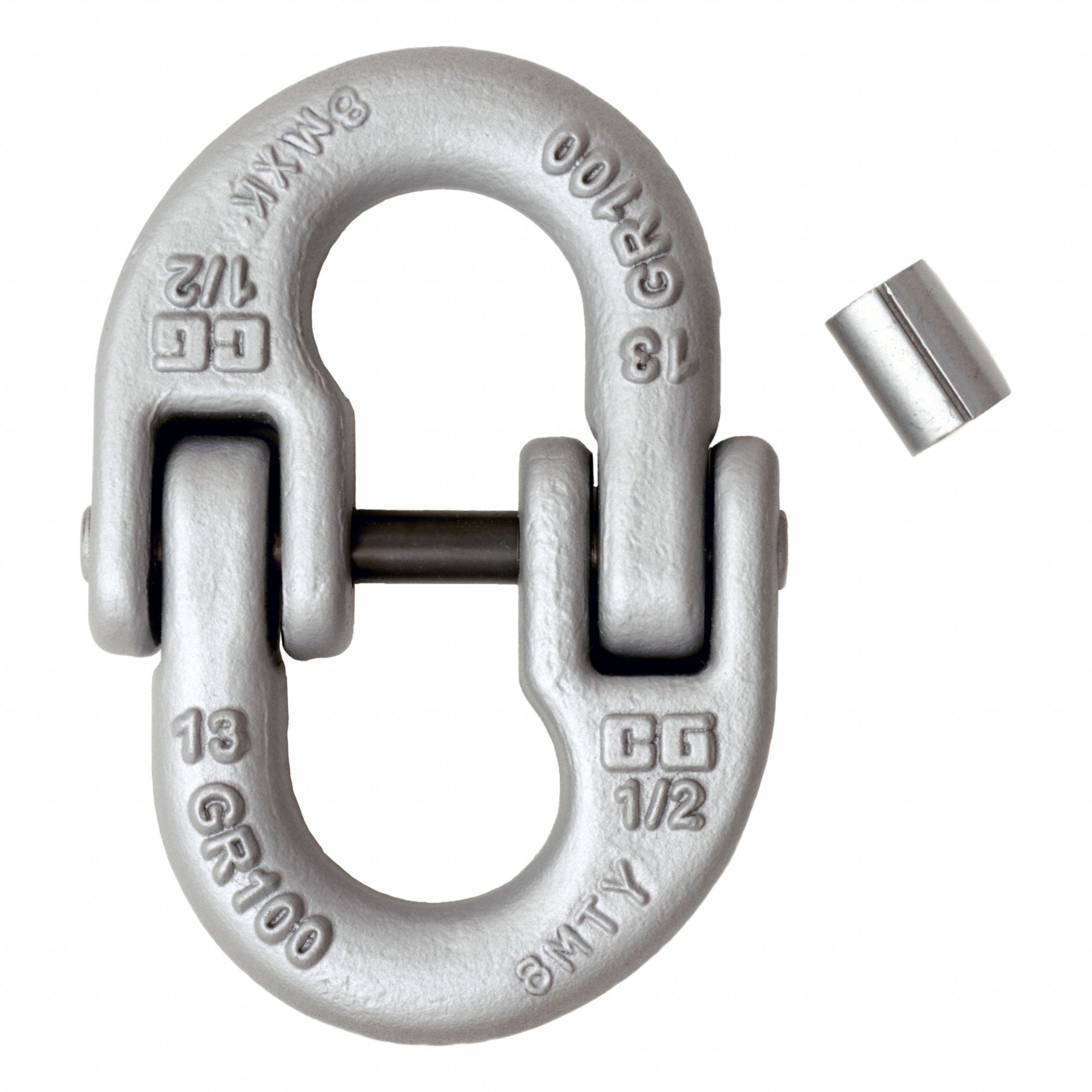 LOK-A-LOY CONNECTING LINK, A337, GRADE 100 CHAIN, 5/16 IN, FORGED ALLOY STEEL