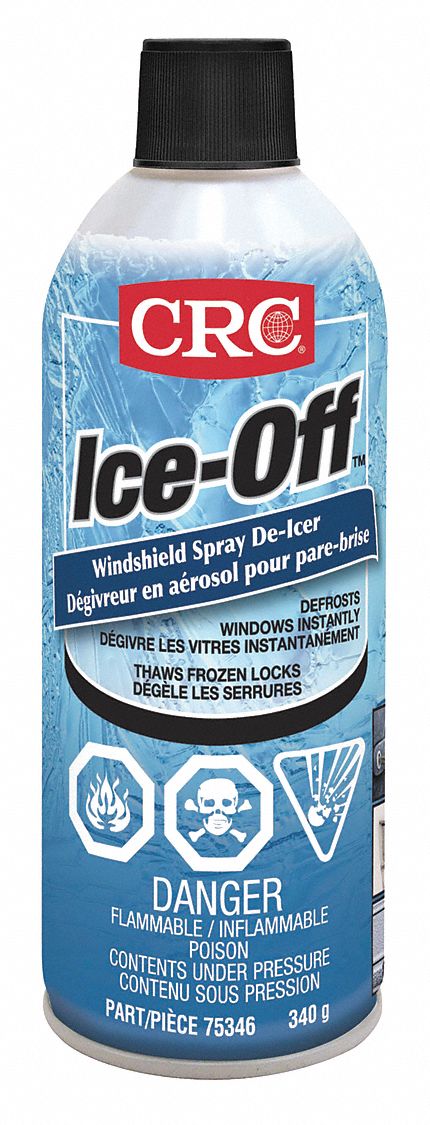 CRC WINDSHIELD SPRAY DE-ICER, CLEARAEROSOL, 0.809 SPECIFIC GRAVITY