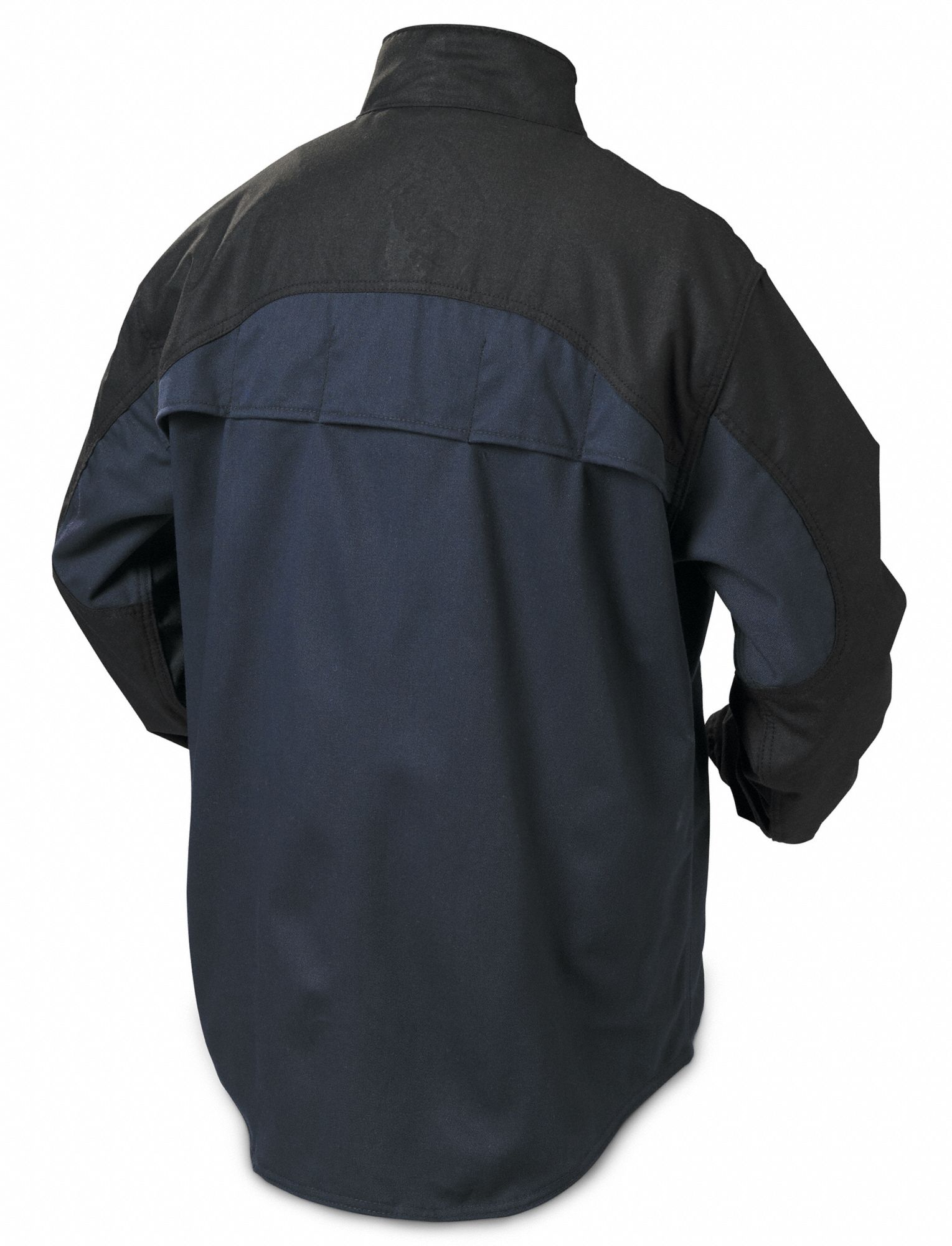 MILLER ELECTRIC Welding Jacket: Men's, WeldX™ ( 7 oz ), Black, Zipper ...