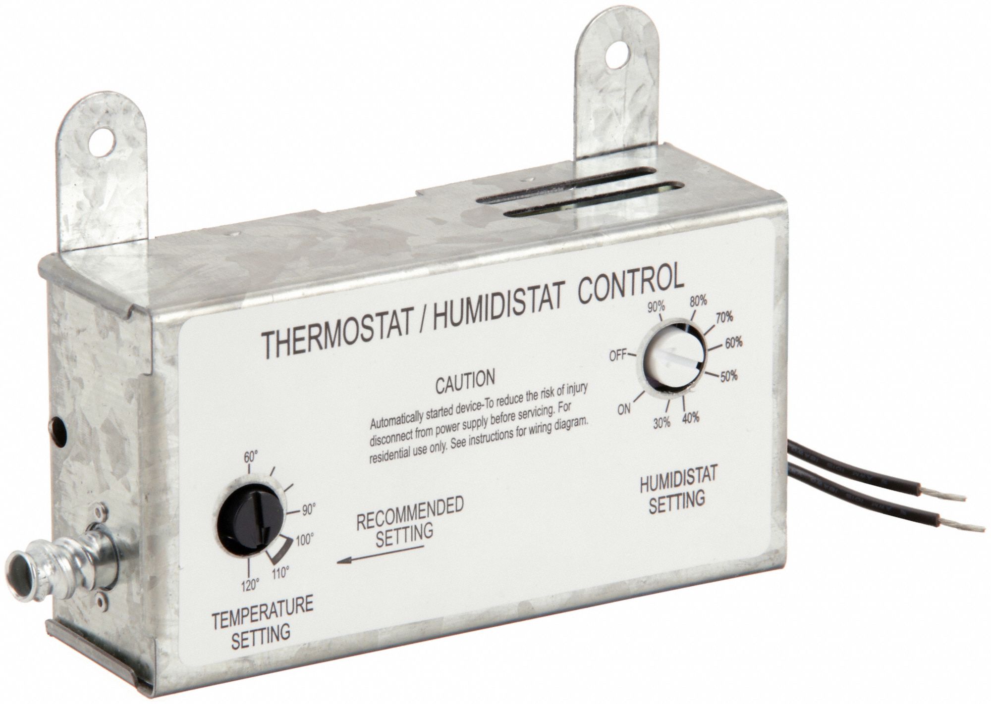 ATTIC FAN THERMOSTAT/HUMIDISTAT