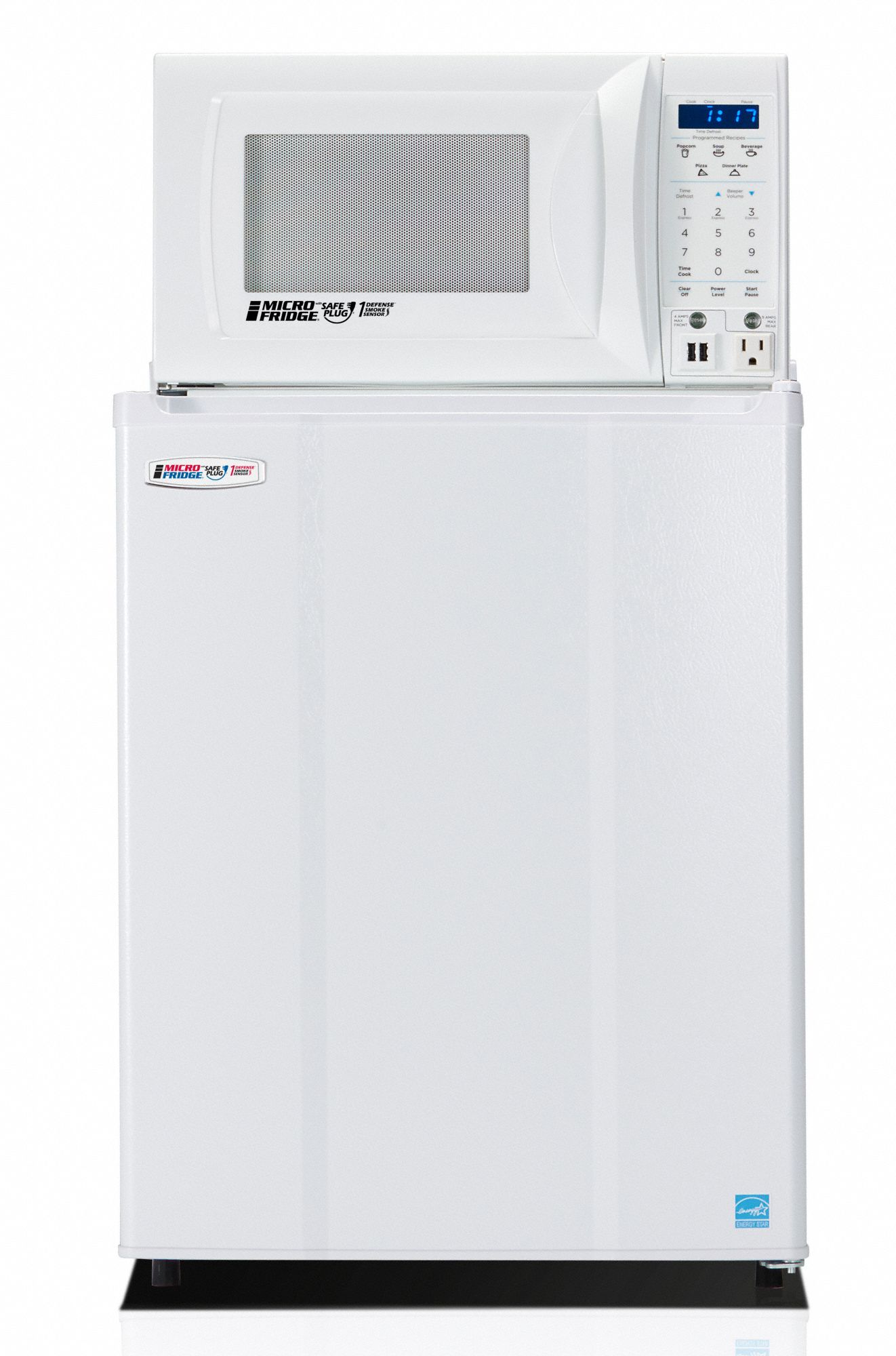 MICROFRIDGE Refrigerator and Microwave, Commercial, White, 18 5/8 in