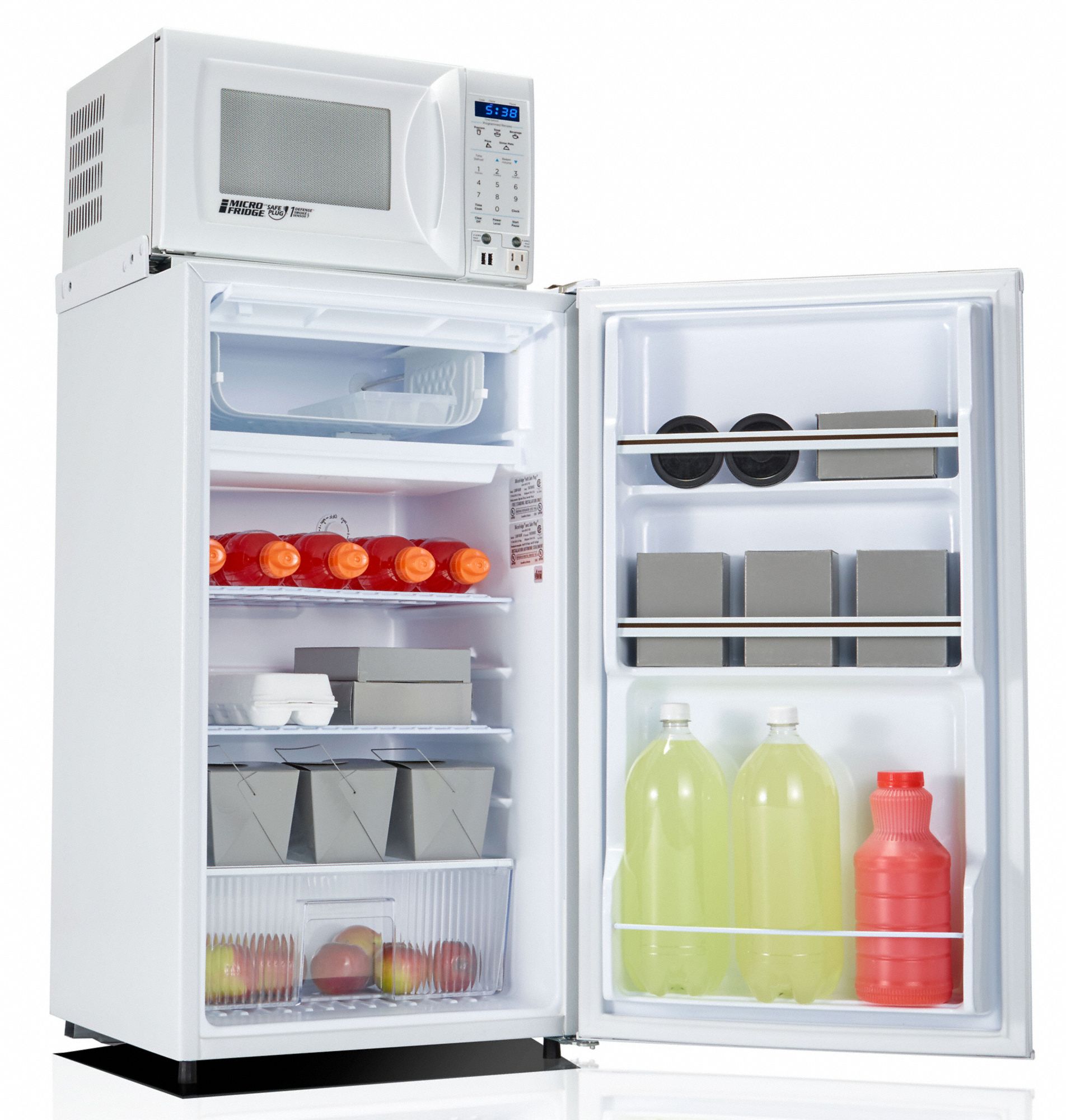 MICROFRIDGE Refrigerator, Ice Compartment and Microwave, Commercial