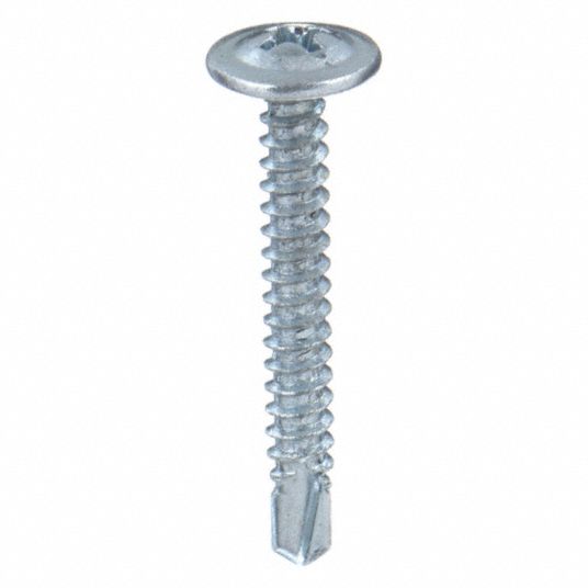 #10 Size, 1 1/2 in Lg, Self Drill Screw - 10N450|636520-BR - Grainger