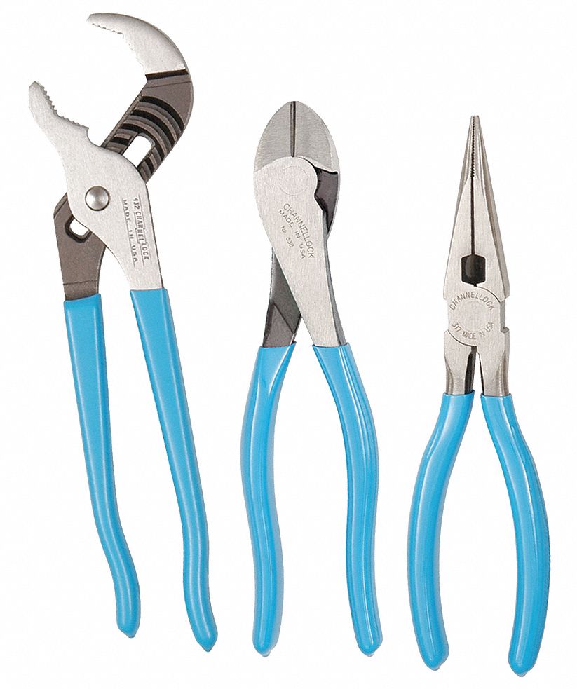 PLIER SET,DIPPED,3 PCS