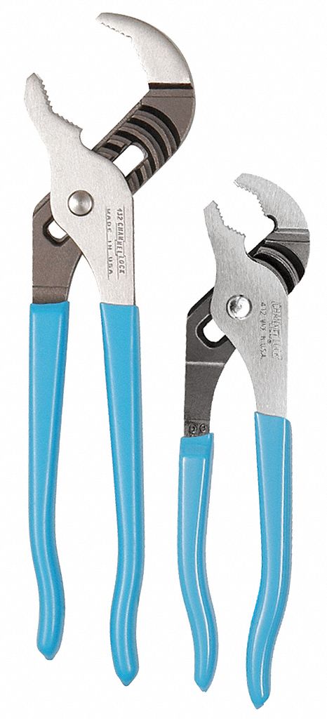 TONGUE AND GROOVE PLIER SET,DIPPED,2PCS.