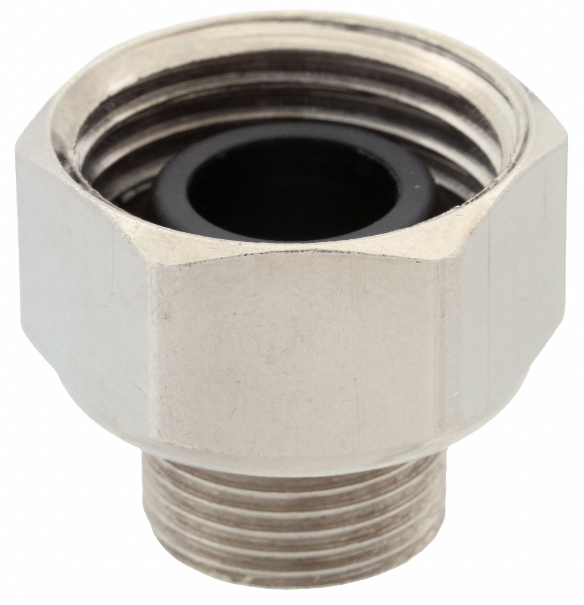 DELTA Outlet Adapter, Fits Brand Delta, Chrome, Brass 10N717RP63263