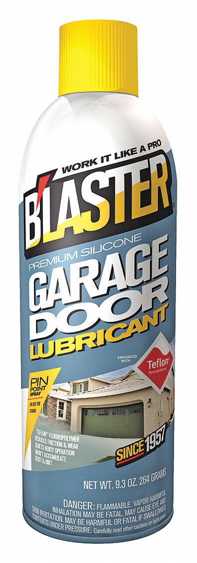 Blaster Garage Door Dry Lubricant 0, How To Lubricate Garage Door