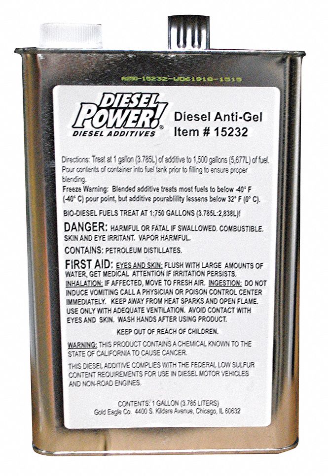 Diesel Fuel Anti-Gel, 1 Gal - Grainger