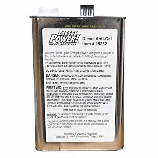 Diesel Fuel AntiGel, 1 Gal Grainger