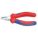 MINI COMBO PLIERS,4-1/4IN L,RED/BLUE