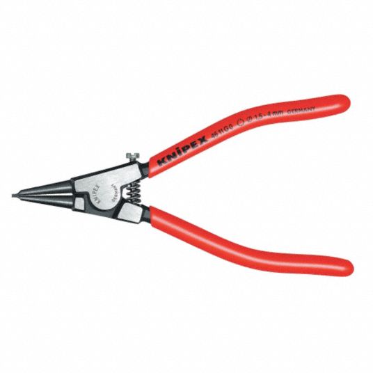 KNIPEX Angled Retaining Ring Pliers for Retaining Rings on Shafts