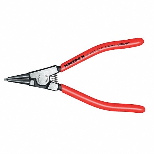 External, For 5 mm to 13 mm Shaft Dia, Retaining Ring Plier - 10N910