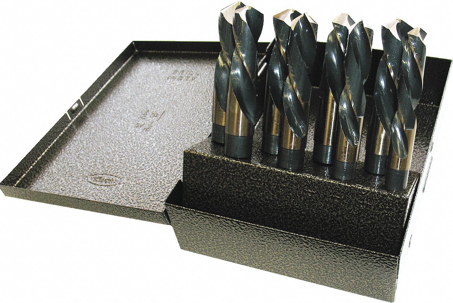 DR50 SERIES PRENTICE DRILL SET, 135 ° , HIGH SPEED STEEL, 8 PC