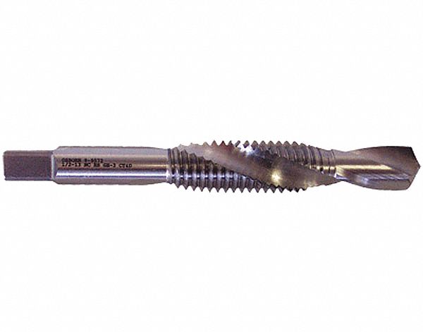 TAP AND DRILL BIT, 8-32 NC, HIGH SPEED STEEL