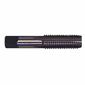 HAND TAP, HIGH SPEED STEEL, 9/16"-18, 3 19/32 IN OVERALL LENGTH