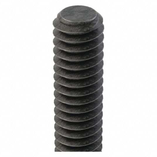 M10-1.5 Thread Size, Steel, Fully Threaded Rod - 25DL67