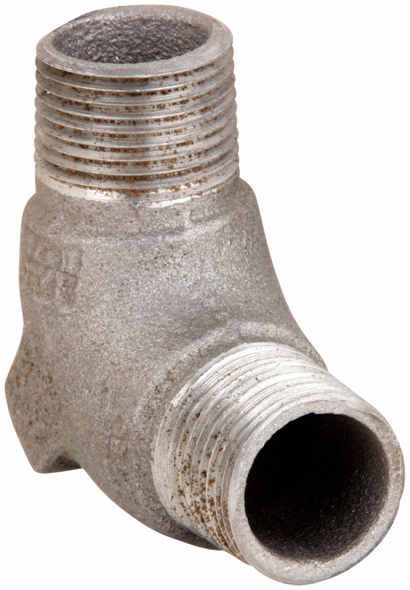 Elbow, 90 Degrees: Aluminum, Plain, ELM, 1/2 in Trade Size, Male to Male, NPT