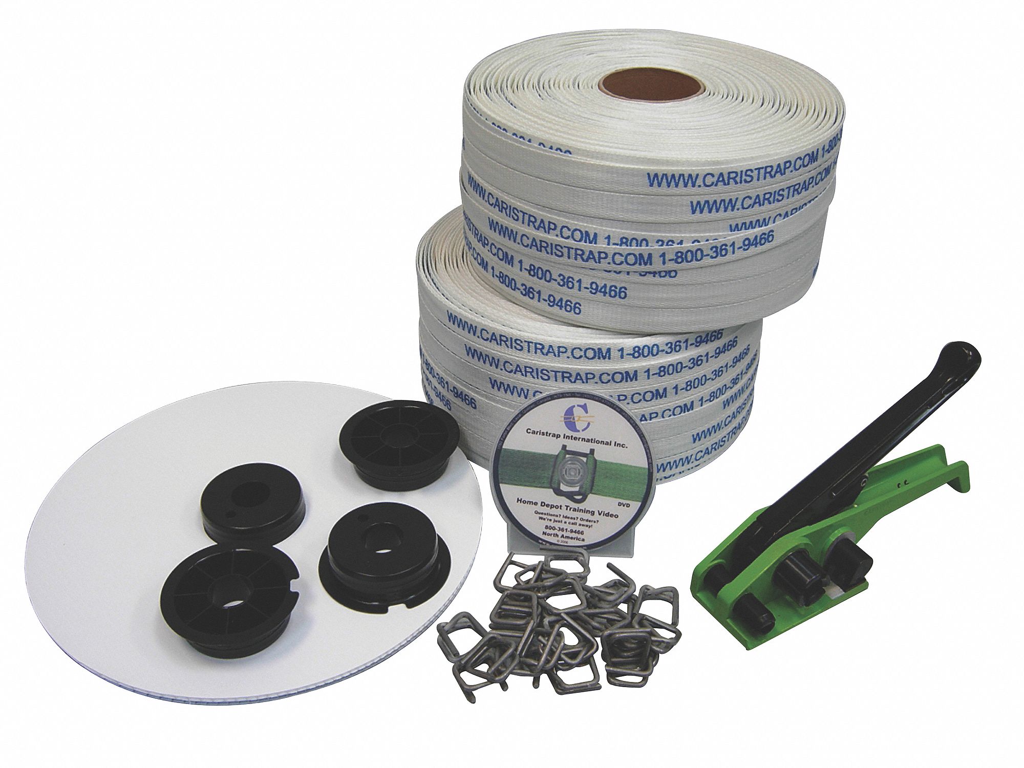 CARISTRAP STRP BKLS CET19T 4SIDE PLT VIDEO Strapping Kits CST10534 10534 Grainger, Canada