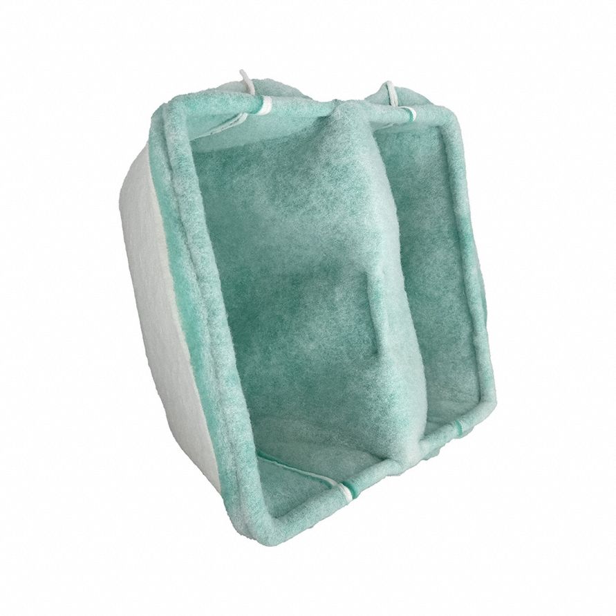 Cube Air Filter 20 H 20 W Grn Wht