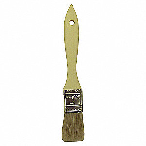 CHIP BRUSH, 7 1/4 IN L/5/16 IN THICK, WOOD/WHITE CHINA BRISTLE