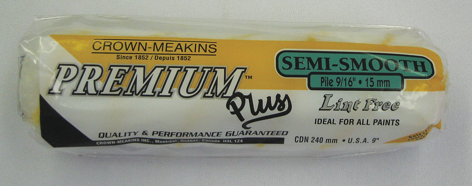 MNCHN PEINT PREMIUM PLUS,P/ SEMI-LISSE,240 MM L,15 MM ÉPSR,MICROFIBRE/PVC