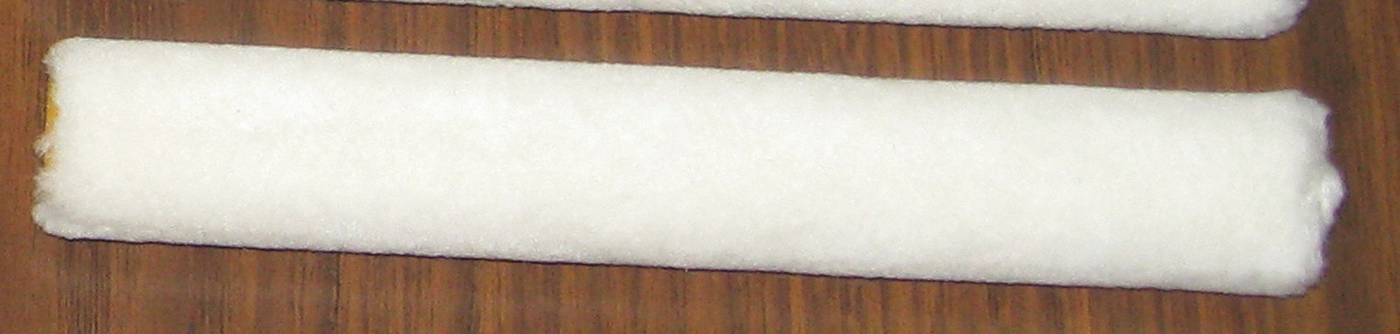 ROLLER COVER, FOR SEMI-ROUGH SURFACE, 6 IN LENGTH, 100% MOHAIR WOOL/PLASTIC, PK 2