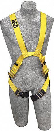 DBI-SALA ARC FLASH HARNESS, DORSAL/FRONT WEB LOOP, 310 LBS, SIZE L ...
